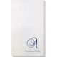 Elegant Initial Bamboo Luxe Guest Towels Image 5 of 5